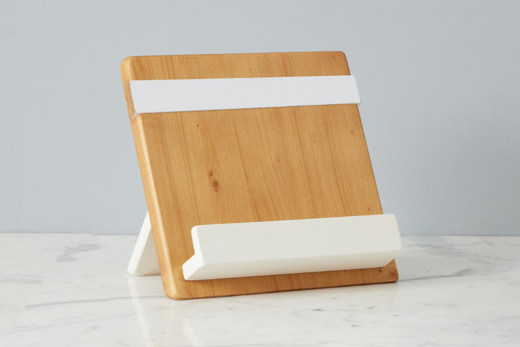 Natural and White Mod iPad / Cookbook Holder — etúHOME
